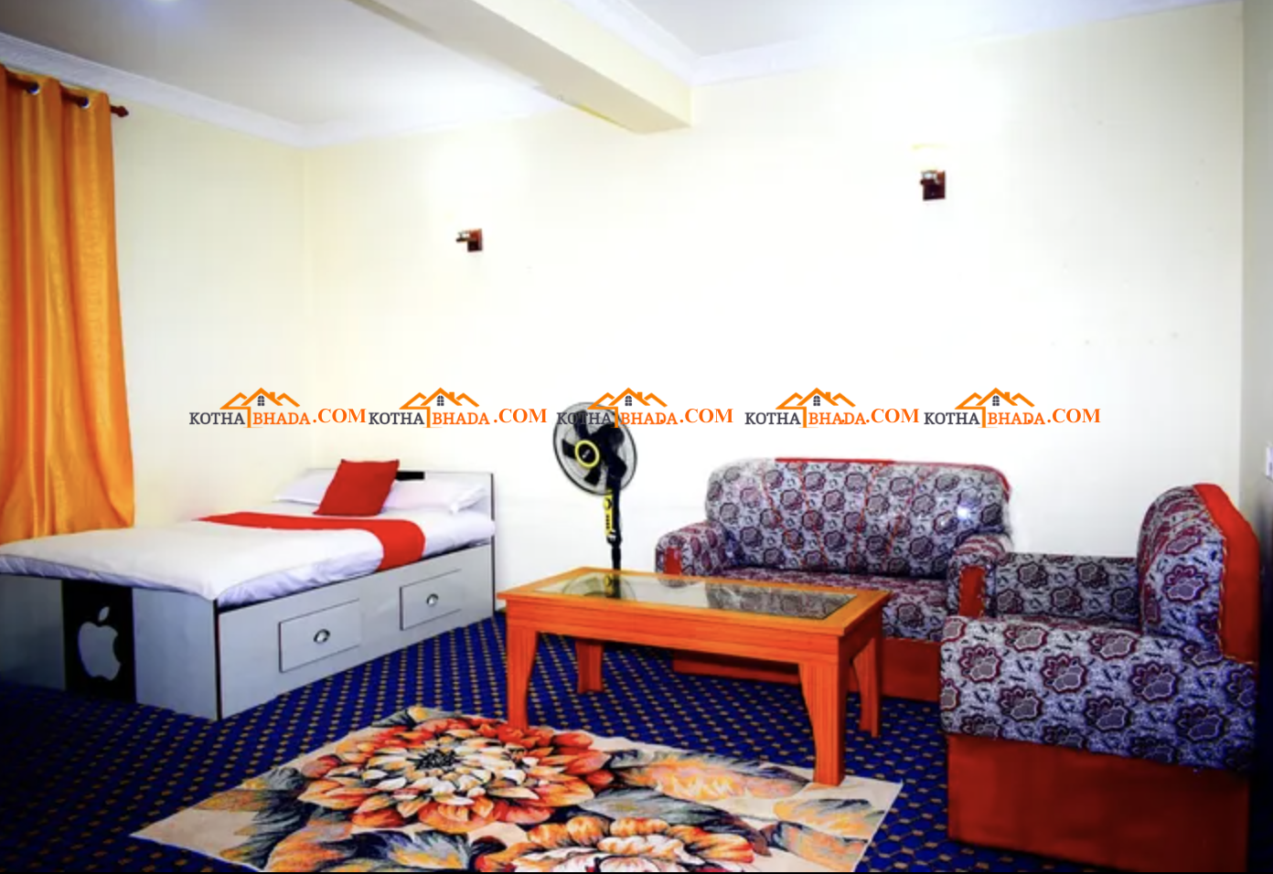 Fully furnished 1BHK flat available for Short Term or Long Term stay in Raniban